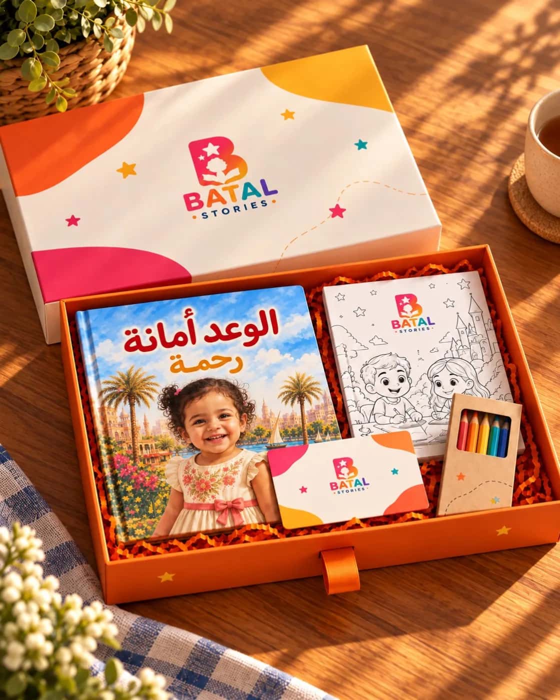 بوكس بطل بالكتاب والألوان