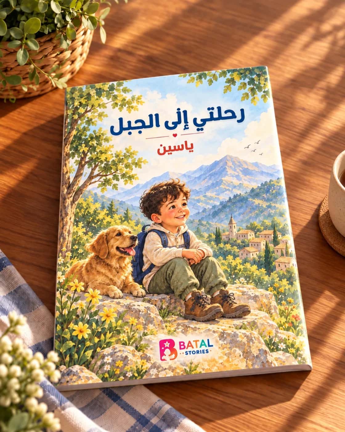طفل بيقرأ حدوتته